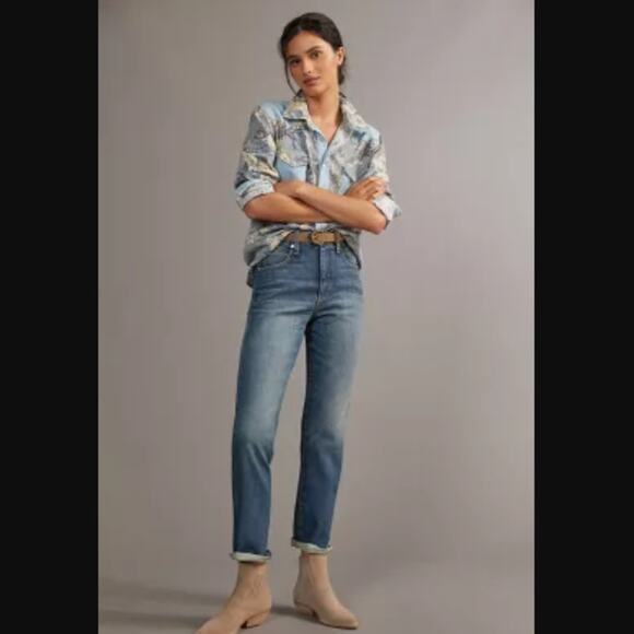 Anthropologie Pilcro The Selvedge Vintage Straight Jeans - New - 31 Waist - Picture 1 of 6